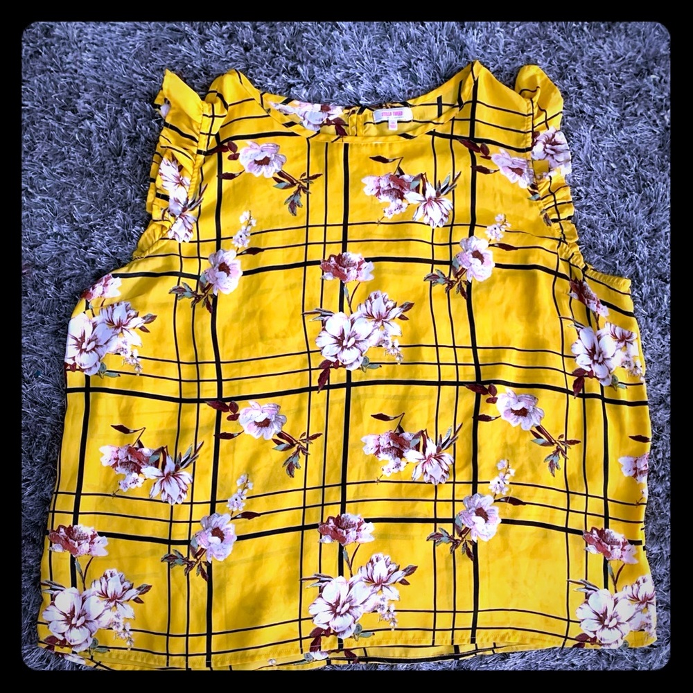 Yellow blouse